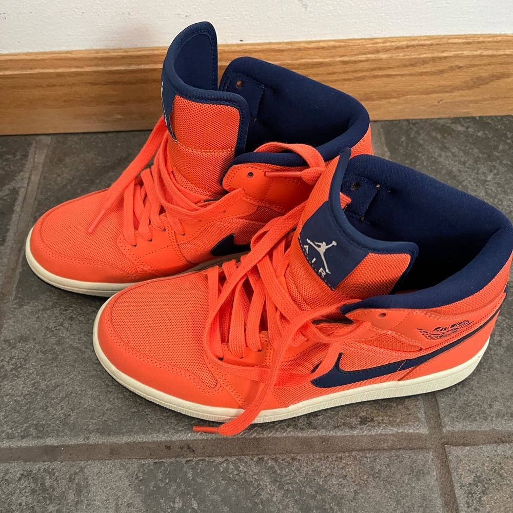 Women's air Jordan shoes Mid "Turf Orange"